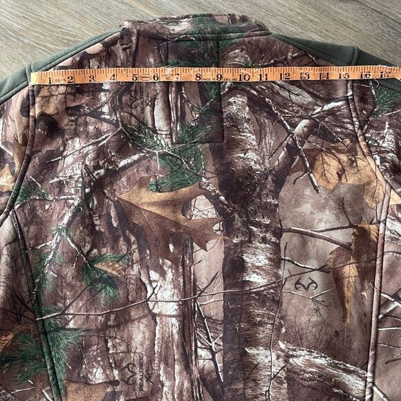 Under Armour Fleece Jacket Womens Size L Ayton Realtree Camo UA Storm Full Zip - Picture 14 of 15